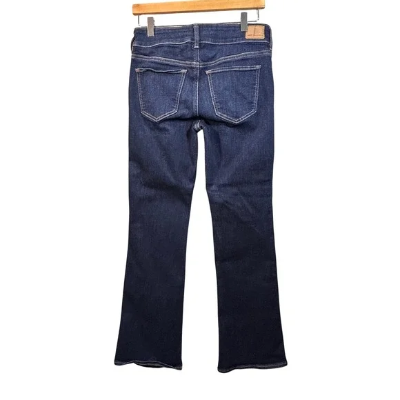 American Eagle Next Level Stretch Kick Boot Jeans Dark Wash Indigo 8 AE 30x31 - Picture 4 of 12